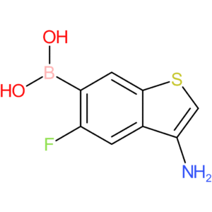 (3-amino-5-fluoro-1-benzothiophen-6-yl)boronic acid
