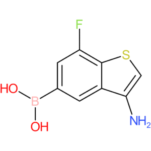 (3-amino-7-fluoro-1-benzothiophen-5-yl)boronic acid