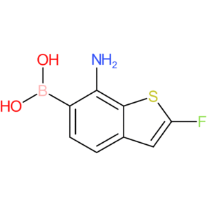 (7-amino-2-fluoro-1-benzothiophen-6-yl)boronic acid