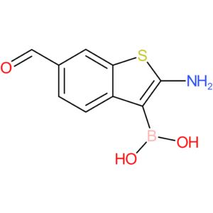 2-amino-6-formylbenzothiophene-3-boronic acid