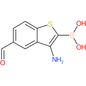 3-amino-5-formylbenzothiophene-2-boronic acid