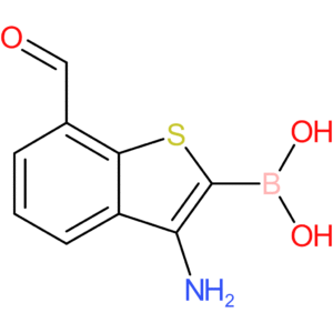 3-amino-7-formylbenzothiophene-2-boronic acid