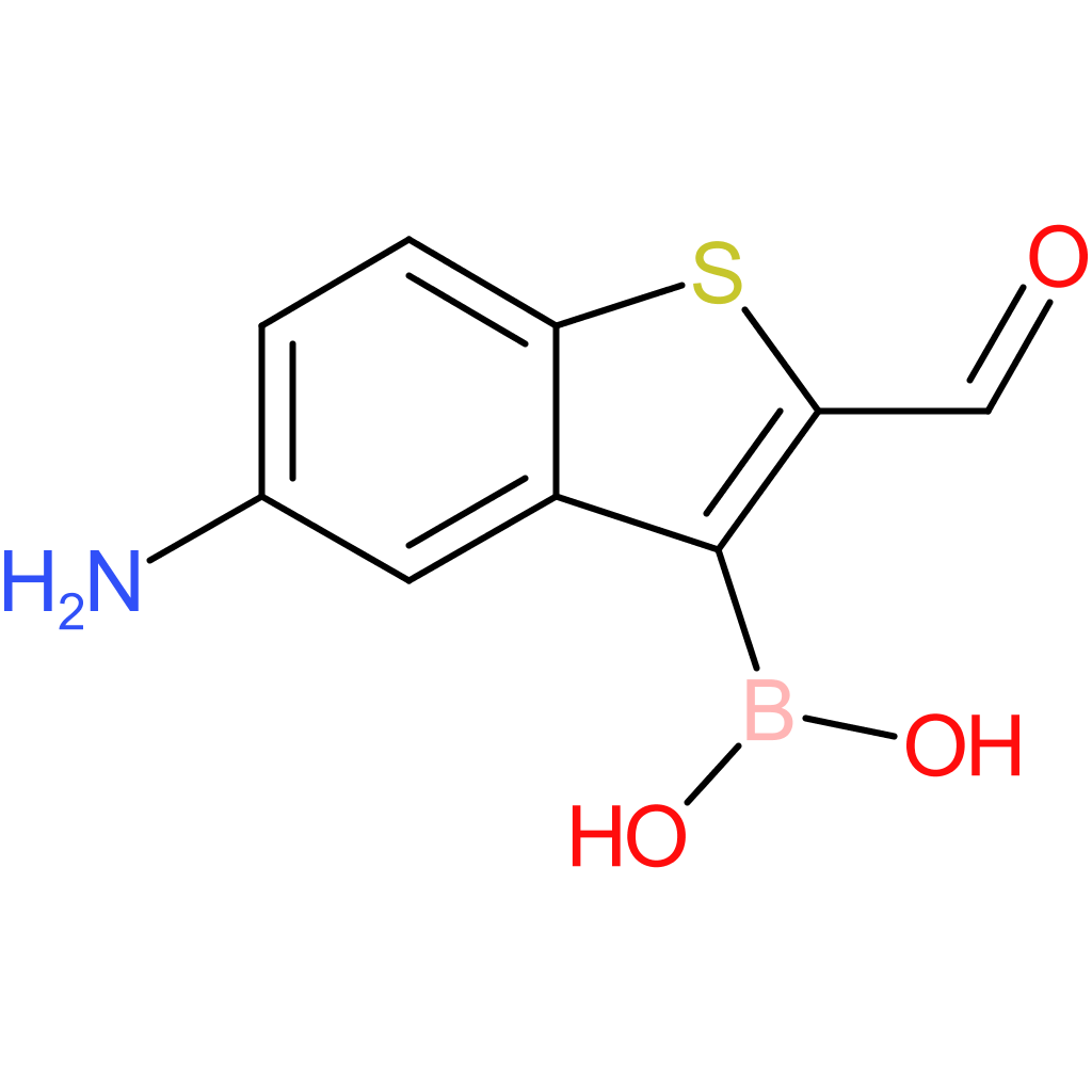 5-amino-2-formylbenzothiophene-3-boronic acid