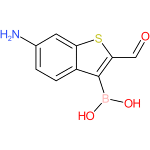 6-amino-2-formylbenzothiophene-3-boronic acid