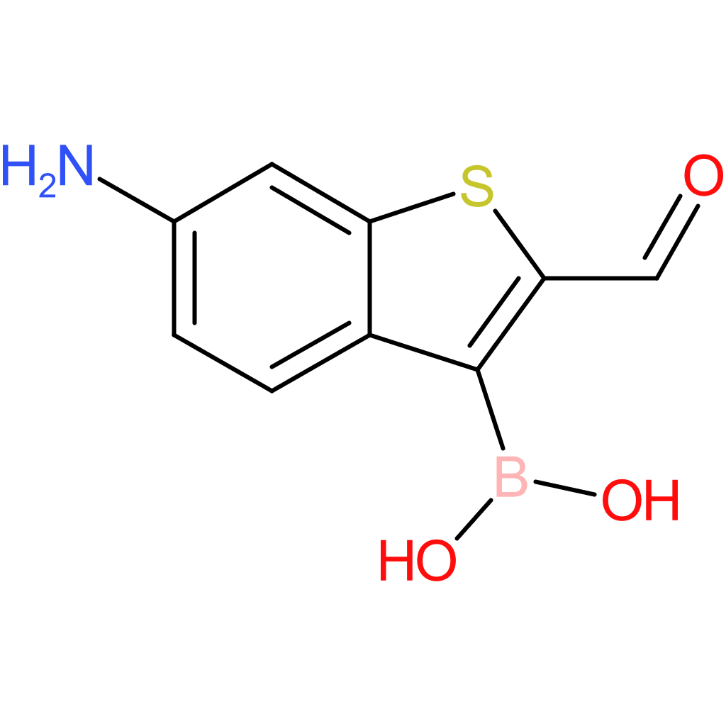 6-amino-2-formylbenzothiophene-3-boronic acid
