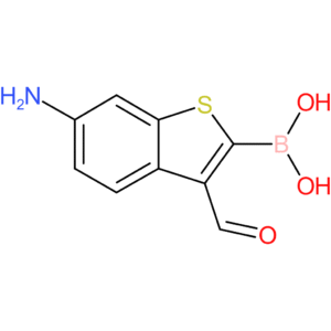 6-amino-3-formylbenzothiophene-2-boronic acid