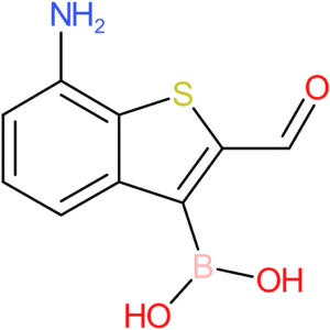 7-amino-2-formylbenzothiophene-3-boronic acid