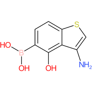 (3-amino-4-hydroxy-1-benzothiophen-5-yl)boronic acid