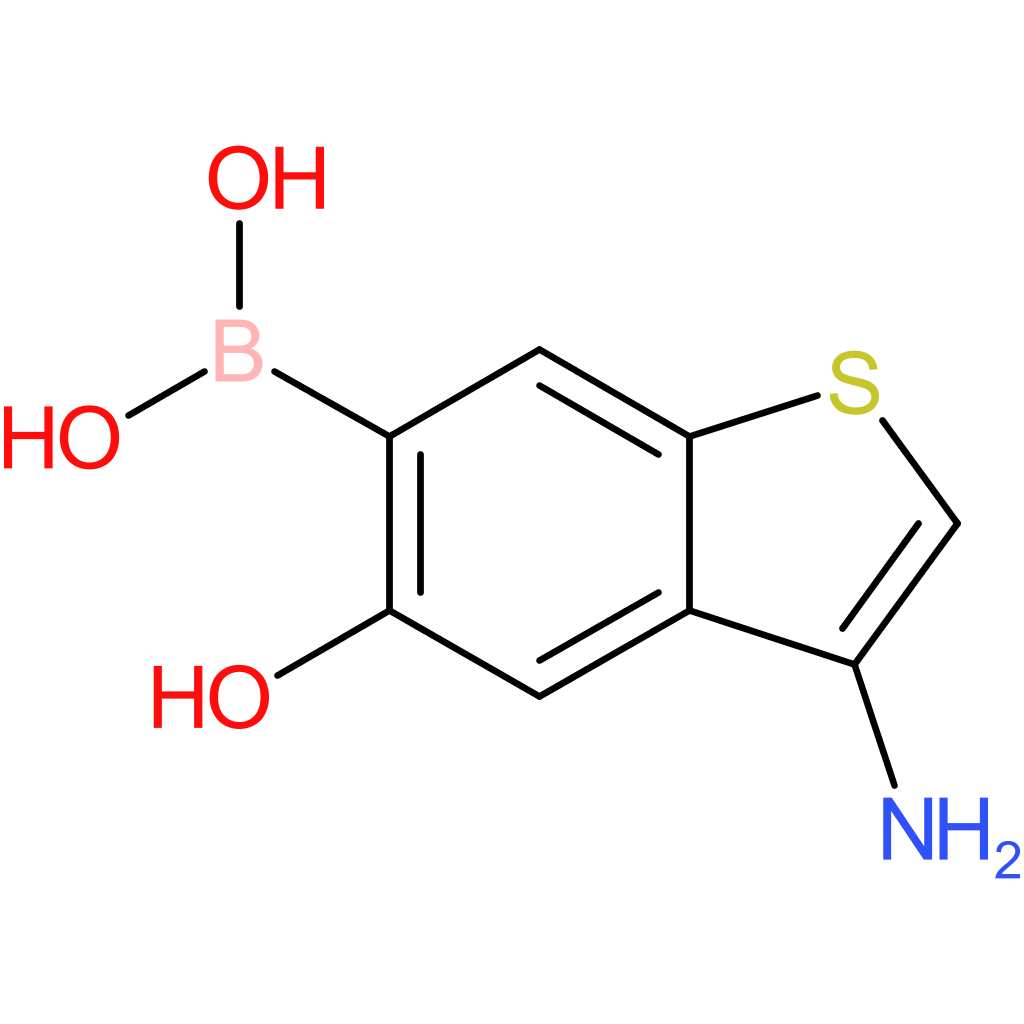 (3-amino-5-hydroxy-1-benzothiophen-6-yl)boronic acid