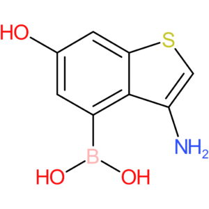 (3-amino-6-hydroxy-1-benzothiophen-4-yl)boronic acid
