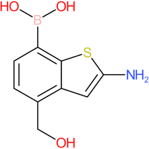 2-amino-4-(hydroxymethyl)benzothiophene-7-boronic acid