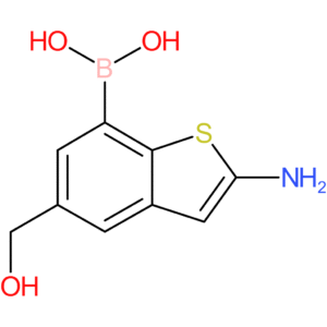2-amino-5-(hydroxymethyl)benzothiophene-7-boronic acid