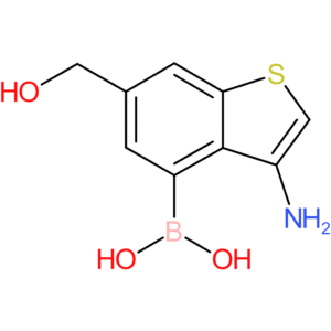 3-amino-6-(hydroxymethyl)benzothiophene-4-boronic acid
