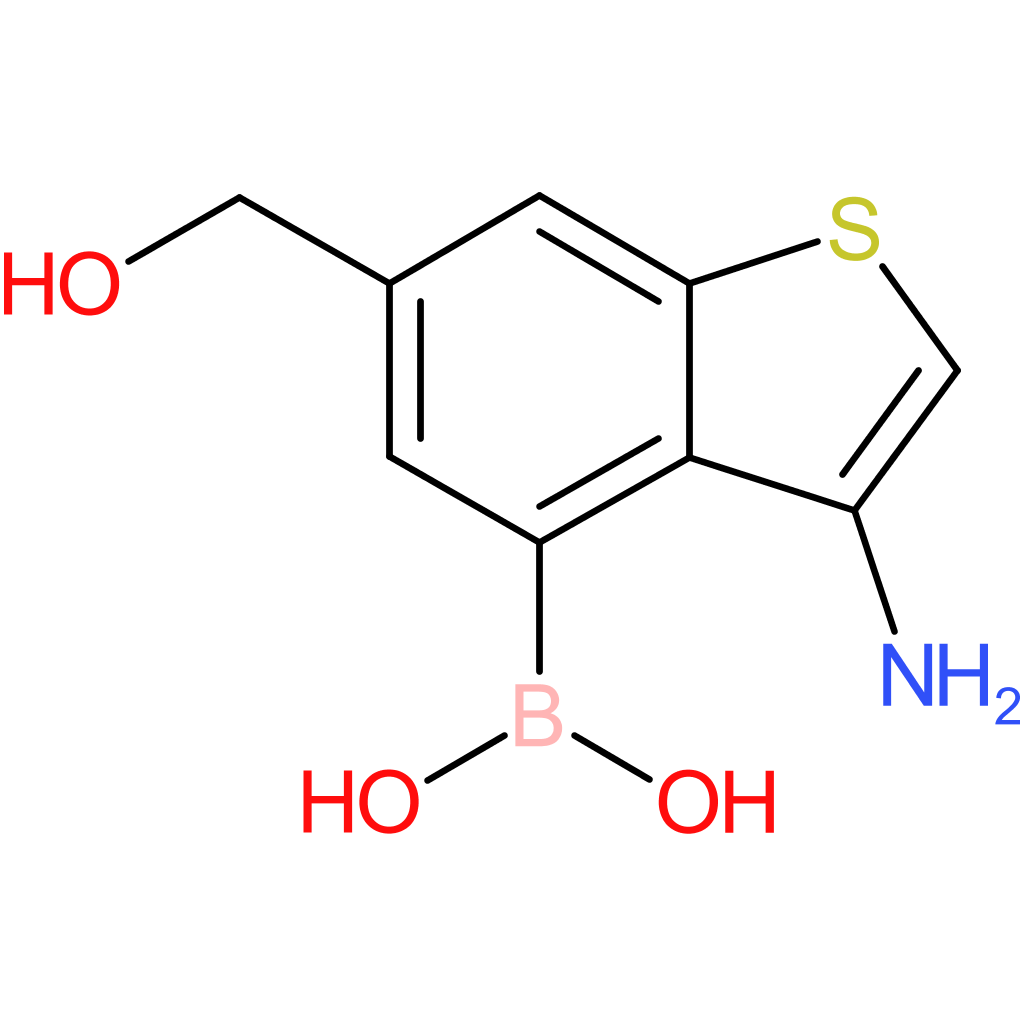 3-amino-6-(hydroxymethyl)benzothiophene-4-boronic acid