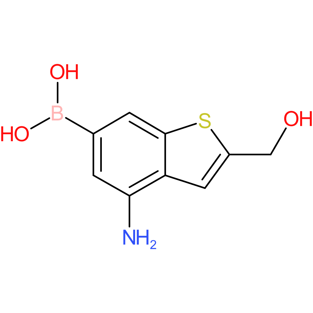 4-amino-2-(hydroxymethyl)benzothiophene-6-boronic acid