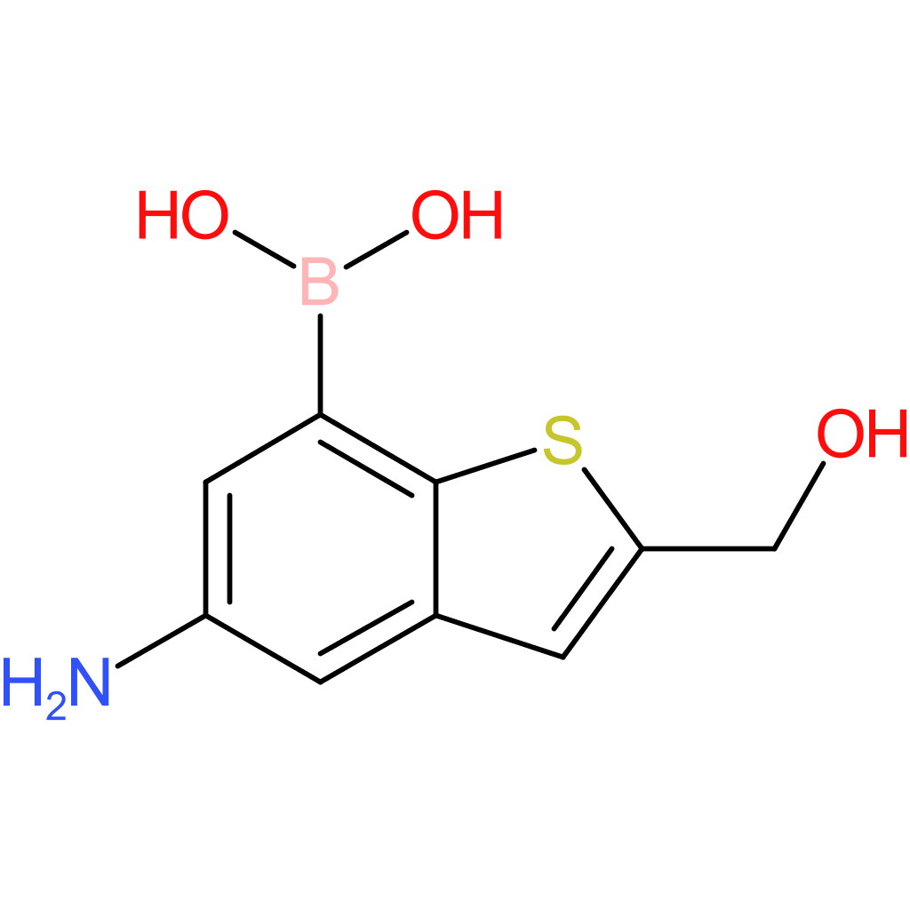 5-amino-2-(hydroxymethyl)benzothiophene-7-boronic acid
