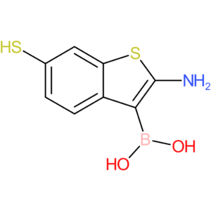 2-amino-6-mercaptobenzothiophene-3-boronic acid
