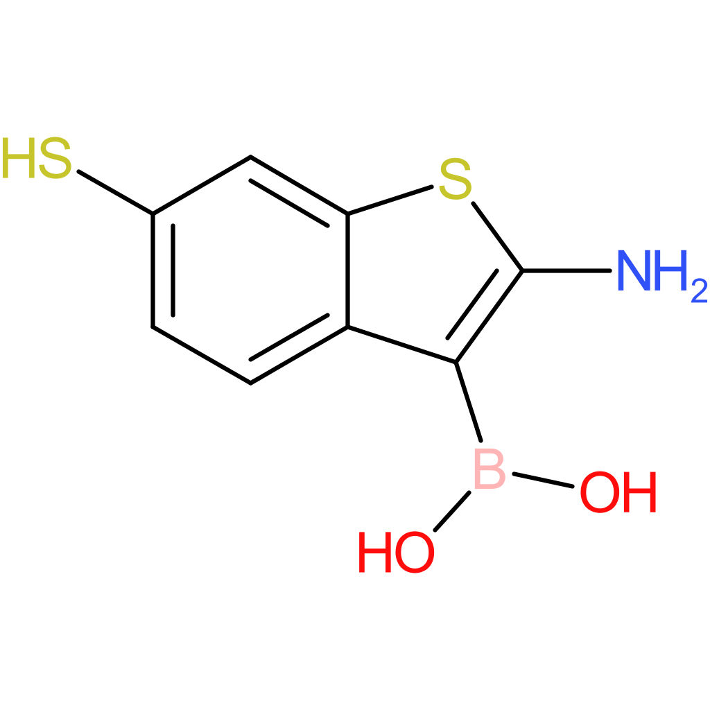2-amino-6-mercaptobenzothiophene-3-boronic acid