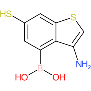 (3-amino-6-sulfanyl-1-benzothiophen-4-yl)boronic acid
