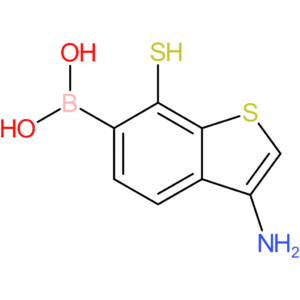 (3-amino-7-sulfanyl-1-benzothiophen-6-yl)boronic acid