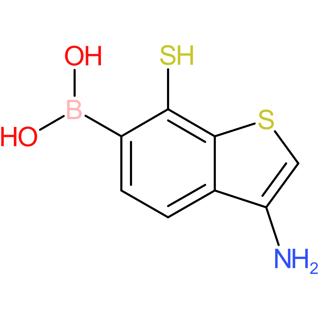 (3-amino-7-sulfanyl-1-benzothiophen-6-yl)boronic acid