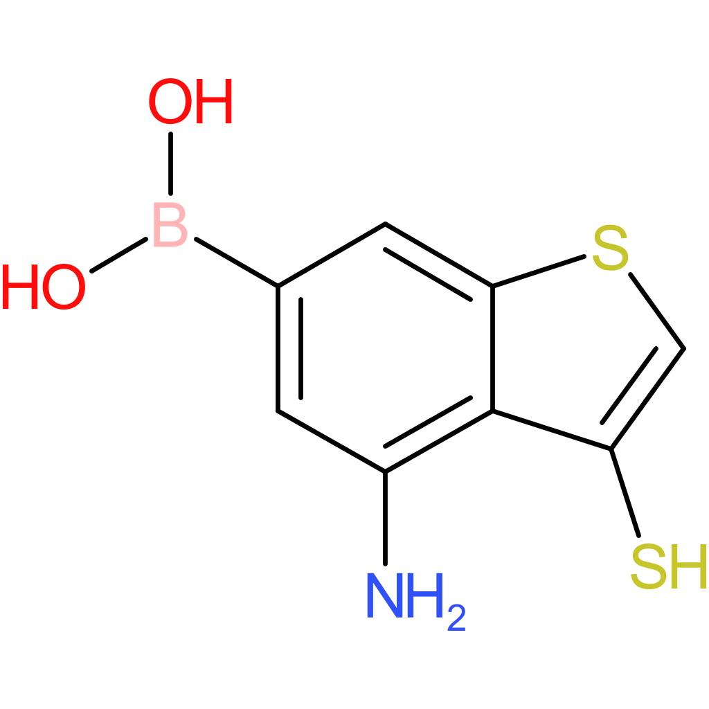 4-amino-3-mercaptobenzothiophene-6-boronic acid