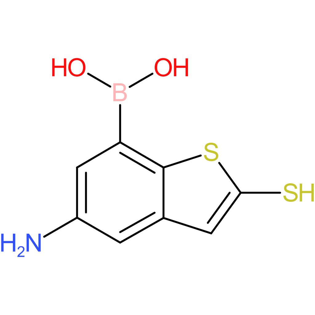 (5-amino-2-sulfanyl-1-benzothiophen-7-yl)boronic acid