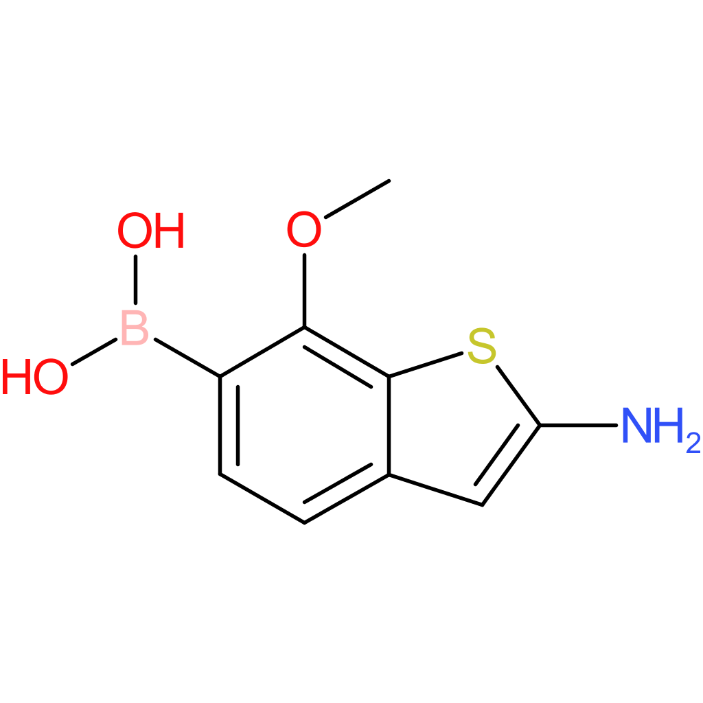 2-amino-7-methoxybenzothiophene-6-boronic acid
