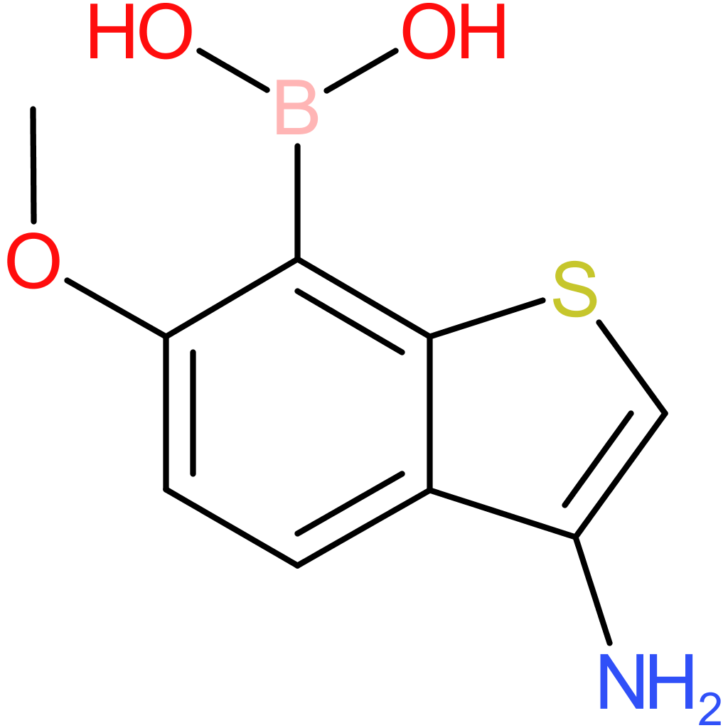 3-amino-6-methoxybenzothiophene-7-boronic acid