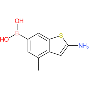 (2-amino-4-methyl-1-benzothiophen-6-yl)boronic acid