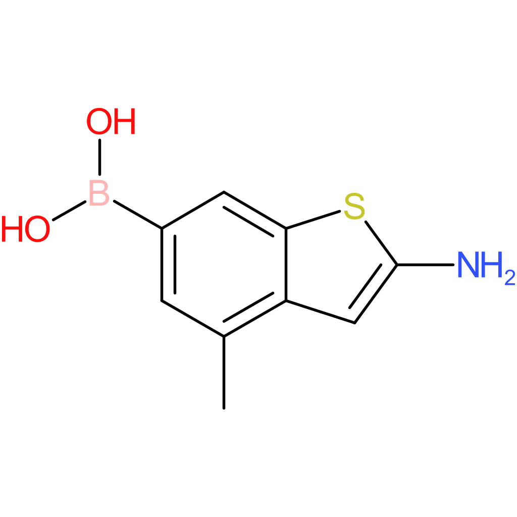 (2-amino-4-methyl-1-benzothiophen-6-yl)boronic acid