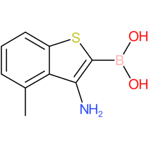 (3-amino-4-methyl-1-benzothiophen-2-yl)boronic acid