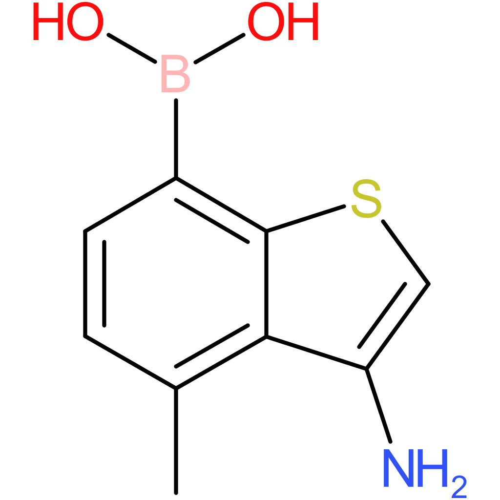 (3-amino-4-methyl-1-benzothiophen-7-yl)boronic acid