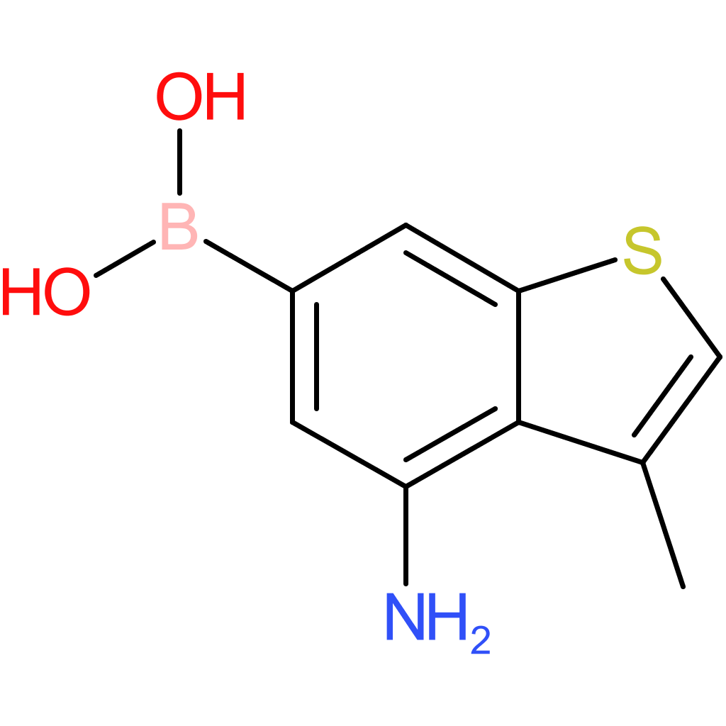 4-amino-3-methylbenzothiophene-6-boronic acid