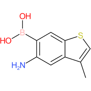 (5-amino-3-methyl-1-benzothiophen-6-yl)boronic acid