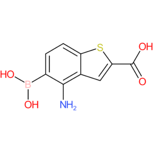 4-amino-2-carboxybenzothiophene-5-boronic acid