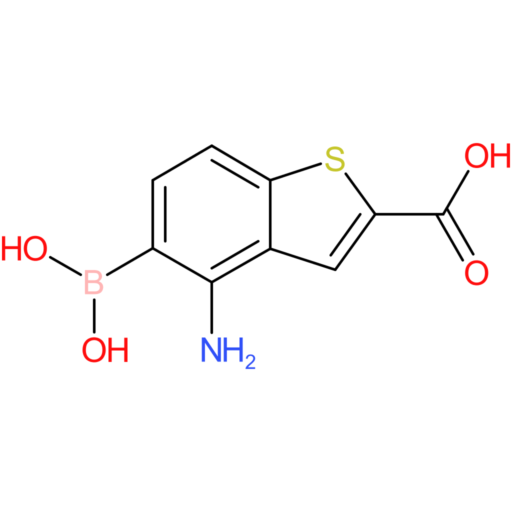 4-amino-2-carboxybenzothiophene-5-boronic acid