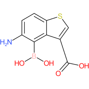 5-amino-3-carboxybenzothiophene-4-boronic acid