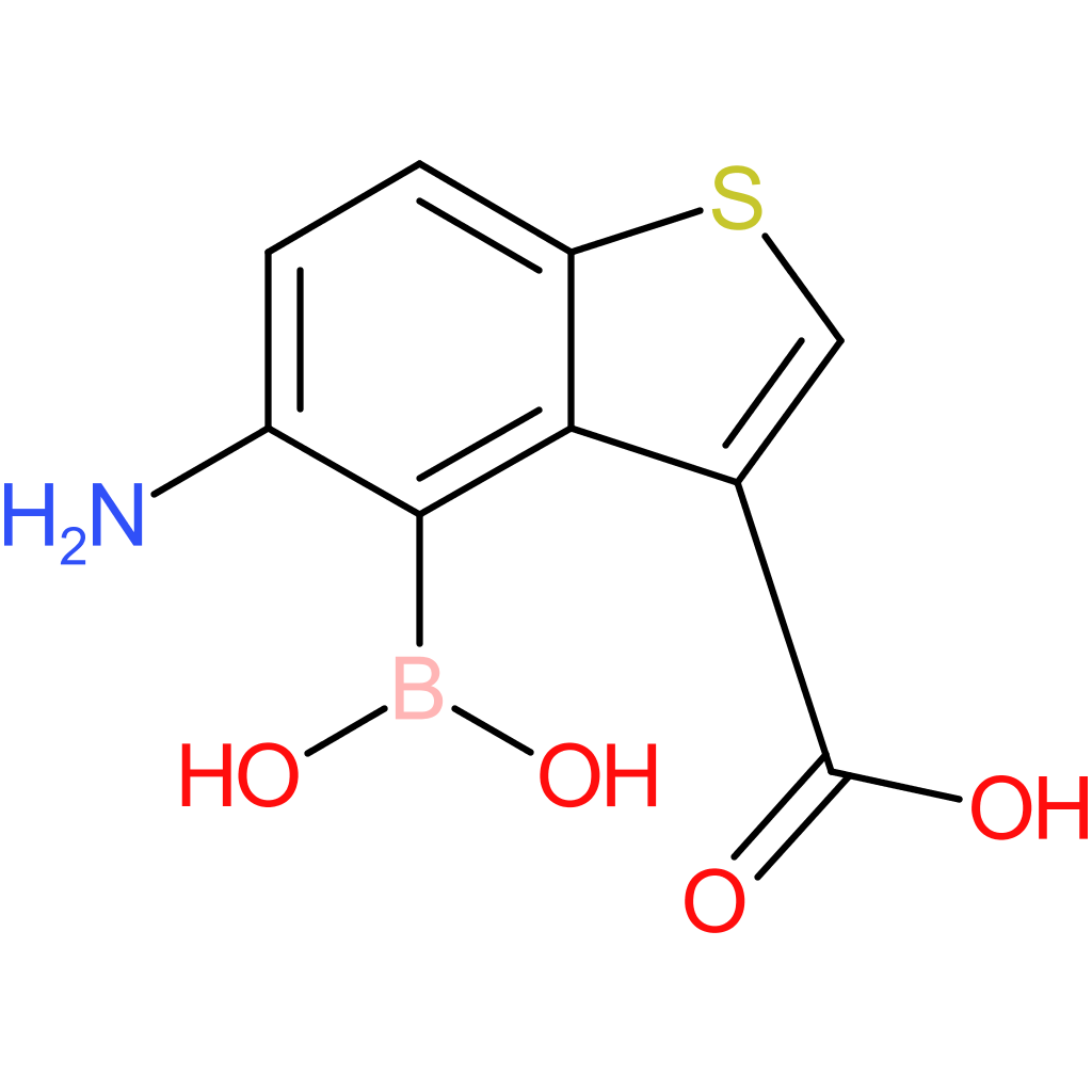 5-amino-3-carboxybenzothiophene-4-boronic acid