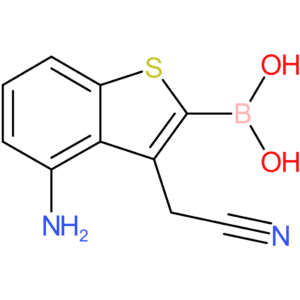 4-amino-2-boronobenzothiophene-3-acetonitrile