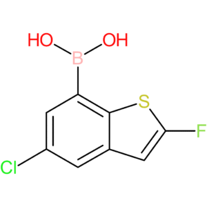 (5-chloro-2-fluoro-1-benzothiophen-7-yl)boronic acid