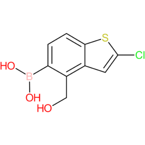 2-chloro-4-(hydroxymethyl)benzothiophene-5-boronic acid