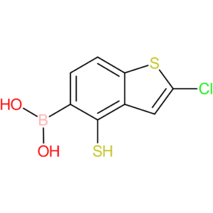(2-chloro-4-sulfanyl-1-benzothiophen-5-yl)boronic acid