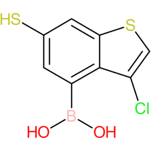(3-chloro-6-sulfanyl-1-benzothiophen-4-yl)boronic acid