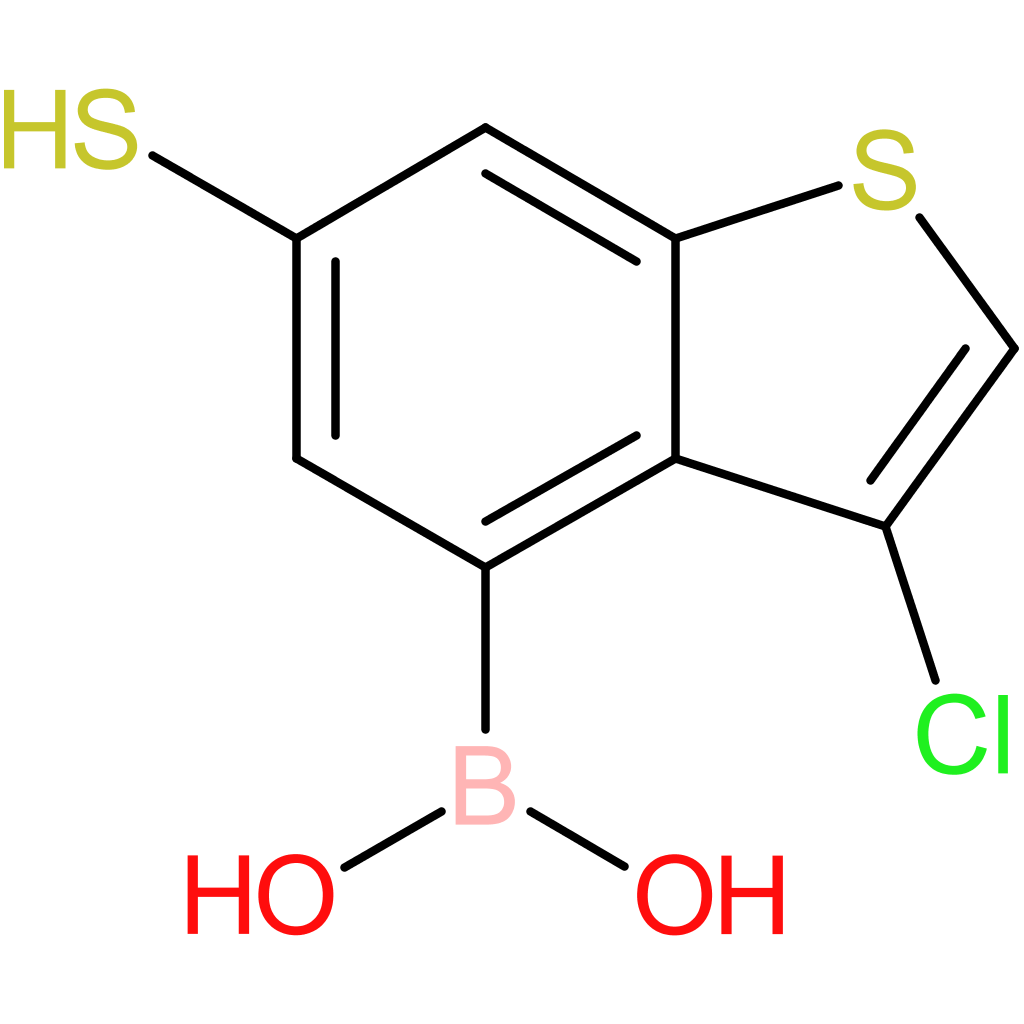 (3-chloro-6-sulfanyl-1-benzothiophen-4-yl)boronic acid