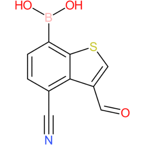4-cyano-3-formylbenzothiophene-7-boronic acid