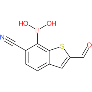 6-cyano-2-formylbenzothiophene-7-boronic acid