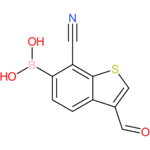 7-cyano-3-formylbenzothiophene-6-boronic acid