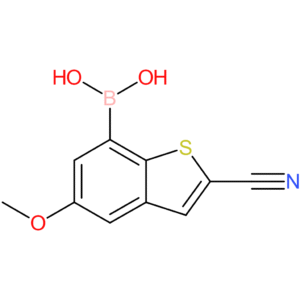 2-cyano-5-methoxybenzothiophene-7-boronic acid