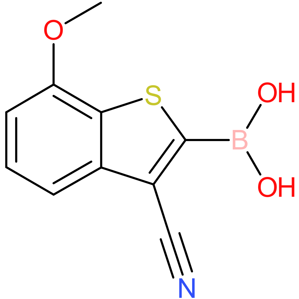 3-cyano-7-methoxybenzothiophene-2-boronic acid